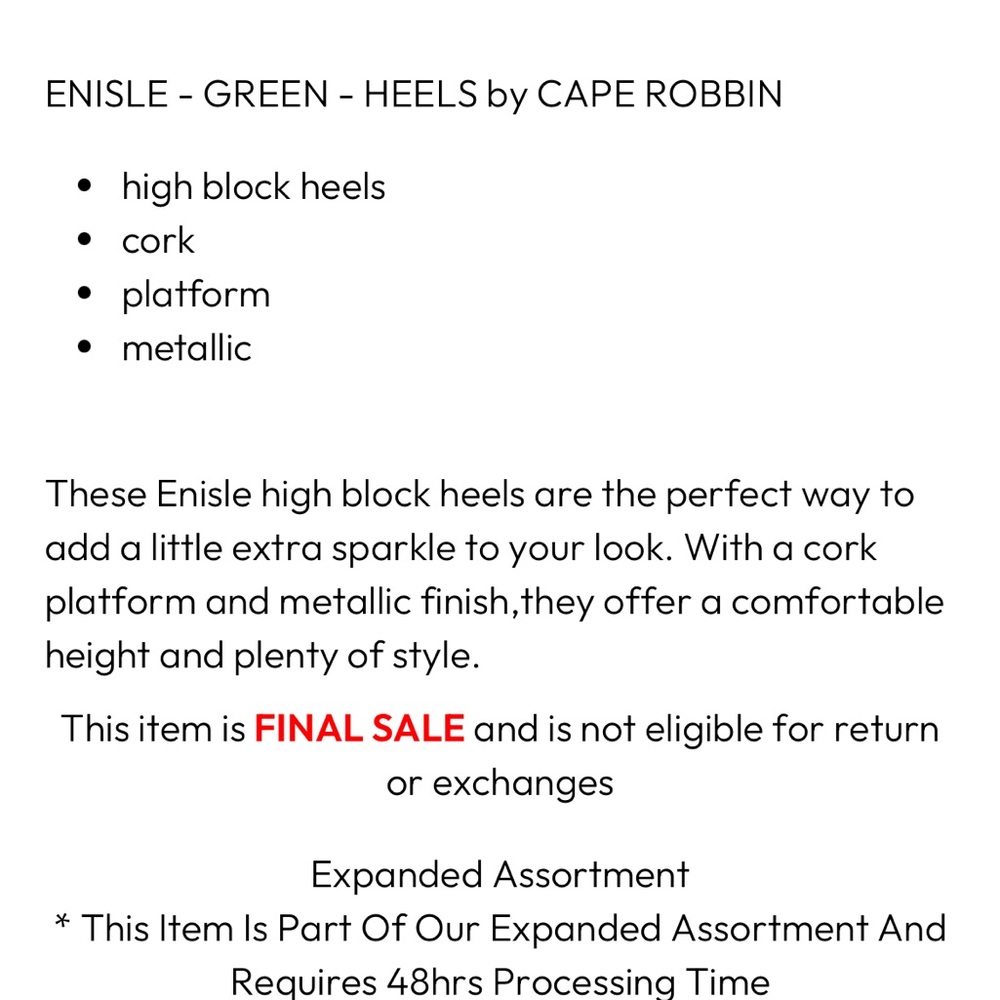 •CAPE ROBBIN• “Enisle” Green Platform Slide Sandals // NIB - Picture 7 of 16